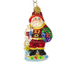 (19828) Christopher Radko Company Red Hot Santa Gem, 4.00 Inch, Ornament Firefighter Hose Christmas 107680