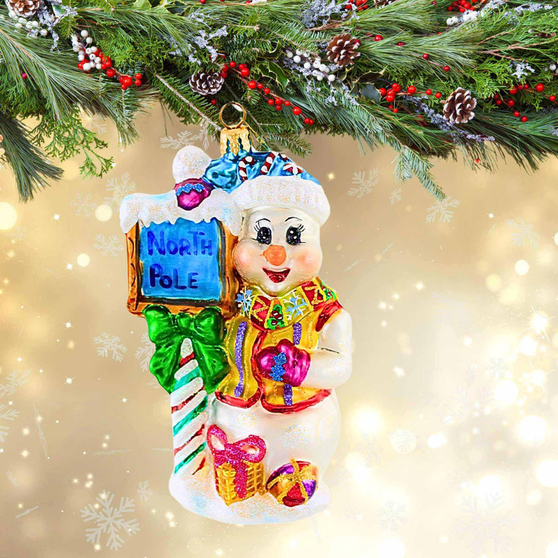 Christopher Radko Company Frosty Welcome - - SBKGifts.com