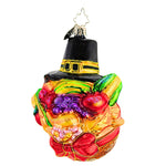 4.25 Inch Basket Of Bounty Ornament Thanksgiving Fruit 1012109 (20198)