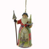 (20619) Jim Shore French Santa Hanging Ornament, 4.75 Inch, France Christmas 4034399