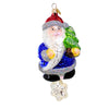 (21239) Christopher Radko Company Snow Chime Santa, 7.00 Inch, Ornament Santa Tree Bell 110400