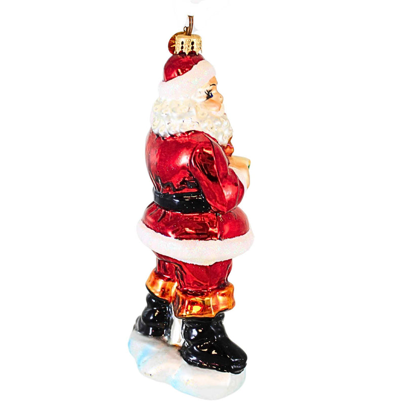 Christopher Radko Company Snacktime Santa - - SBKGifts.com