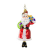 (21562) Christopher Radko Ring-A-Ding Santa, 4.50 Inch, Ornament Christmas 1010930