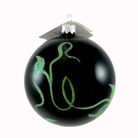 Laved Italian Ornaments Three Pumpkins Black Ball - - SBKGifts.com