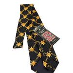 Christopher Radko Black/Gold Silk Tie - - SBKGifts.com