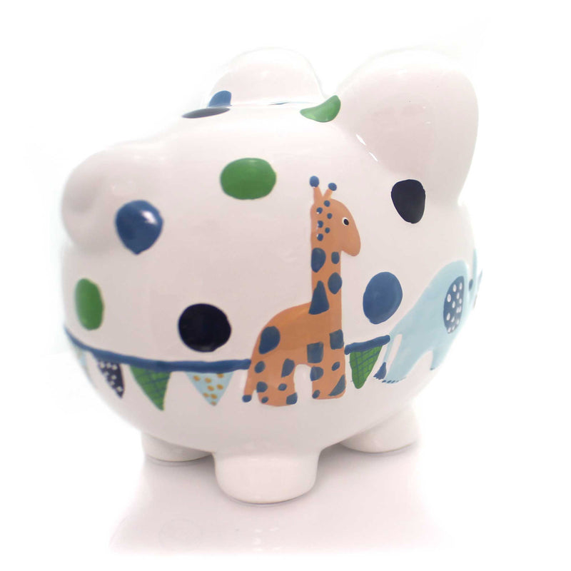 (21910) Child To Cherish Circus Piggy Bank, 7.75 Inch, Celebrate Save Money 36825