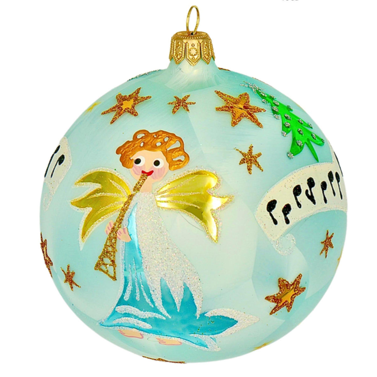 (63889) Pre-Order The Ornament King Melody Lane, 4.00 Inch, Ball Angel Music Ornament 45010