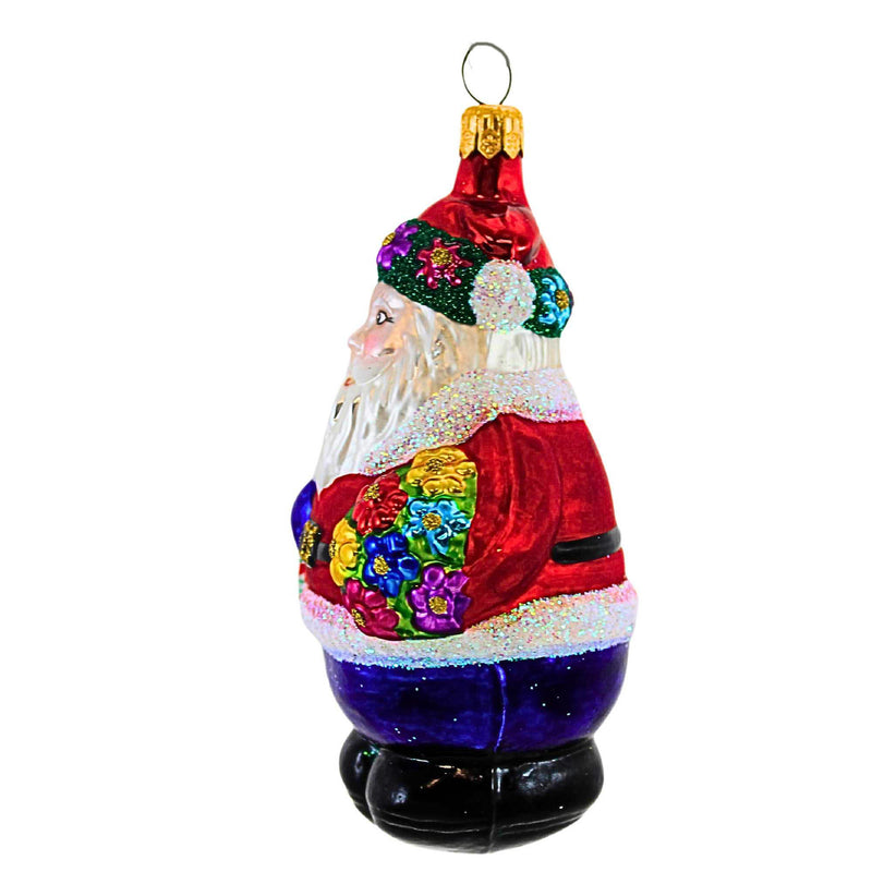 Christopher Radko Company Bloomin Claus - - SBKGifts.com