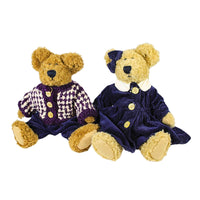 (22233) Boyds Bears Plush Devon & Stafford Set/2, 8.00 Inch, Bear Bean Gcc 94859 Gcc