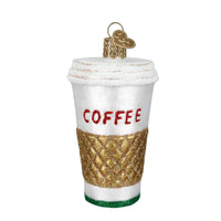 (23013) Old World Christmas Coffee To Go, 3.25 Inch, Beverage Drive Thru 32171