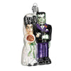 (23038) Old World Christmas Frankenstein & Bride, 4.50 Inch, Halloween 26065