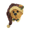 (2339) Boyds Bears Resin Edmund...Deck The Halls, 6.25 Inch, Christmas Santa Bearstone 65428 Gcc