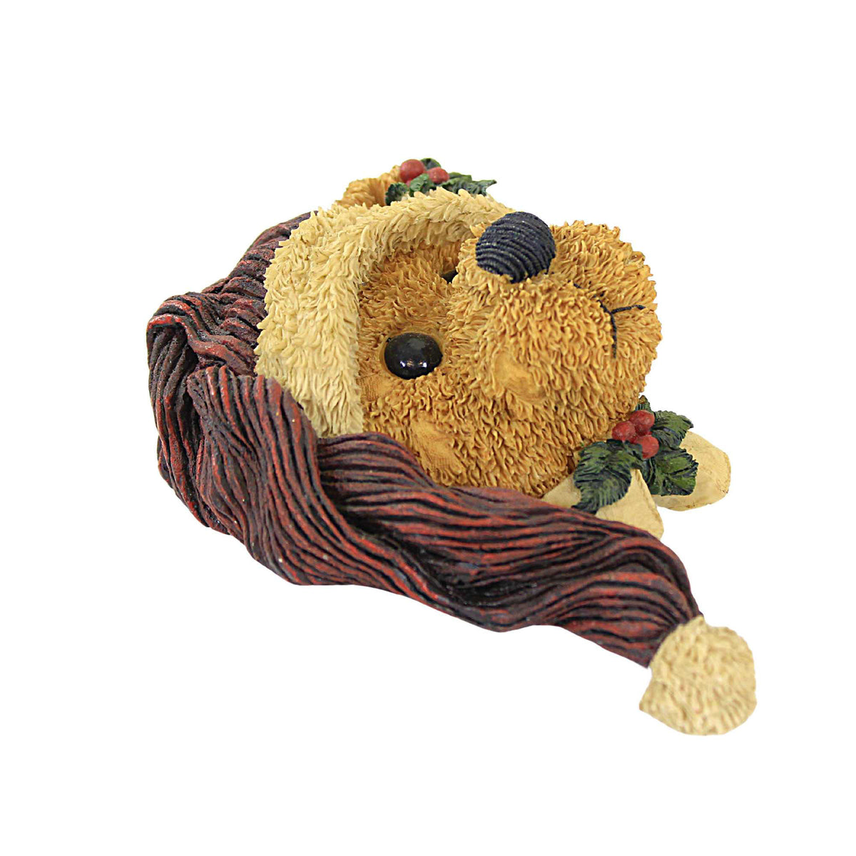 Boyds Bears Resin Edmund...Deck The Halls - - SBKGifts.com