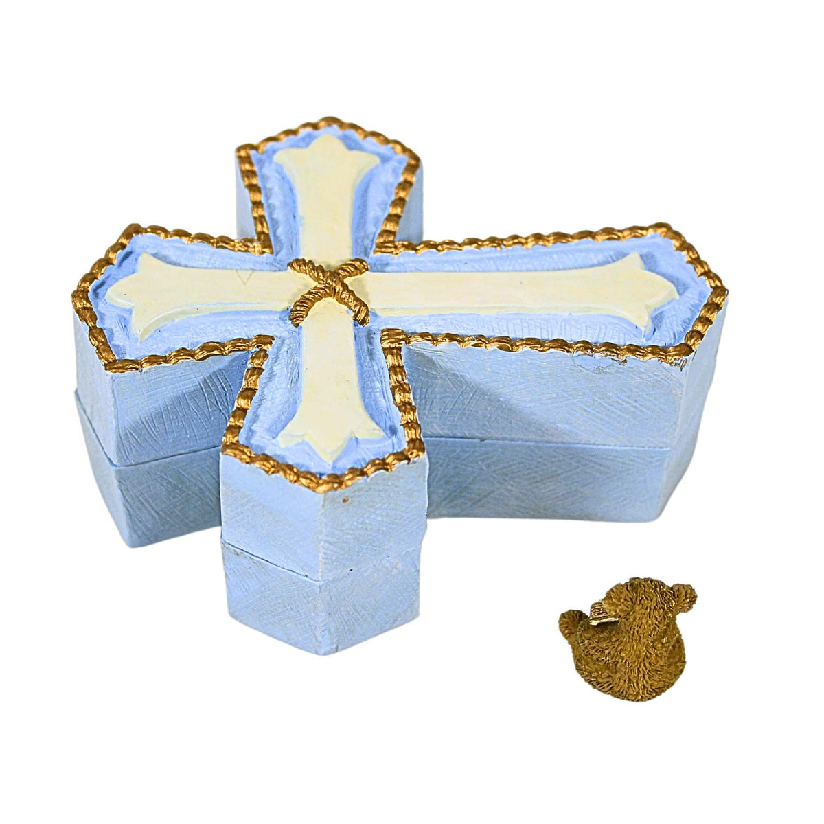 Boyds Bears Resin Cross Keepsake Box - - SBKGifts.com