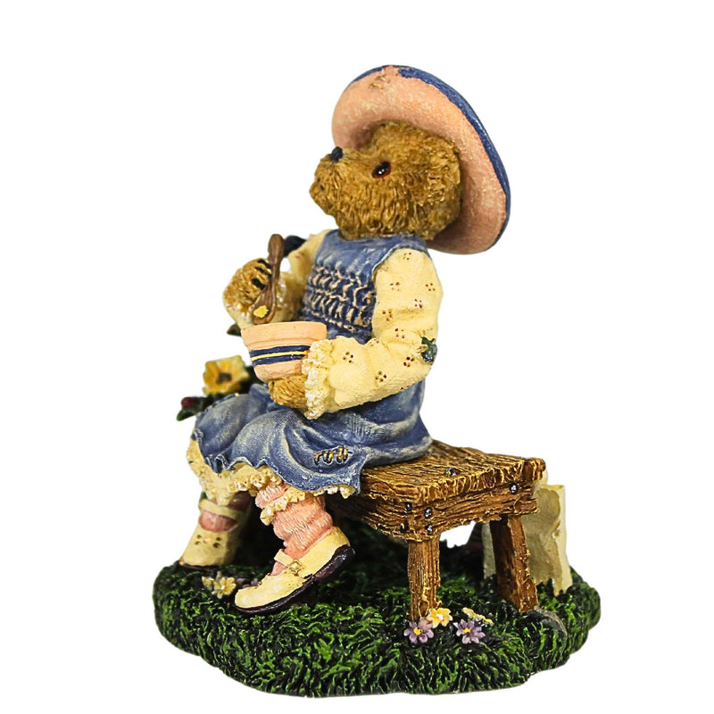 Boyds Bears Resin Lil' Miss Muffet...What's In The Bowl? - - SBKGifts.com