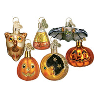 (23548) Old World Christmas Miniature Halloween Assortment, 2.00 Inch, Spooky 26027