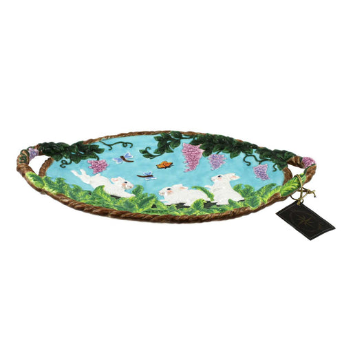 Christopher Radko Fern Meadow Platter - - SBKGifts.com