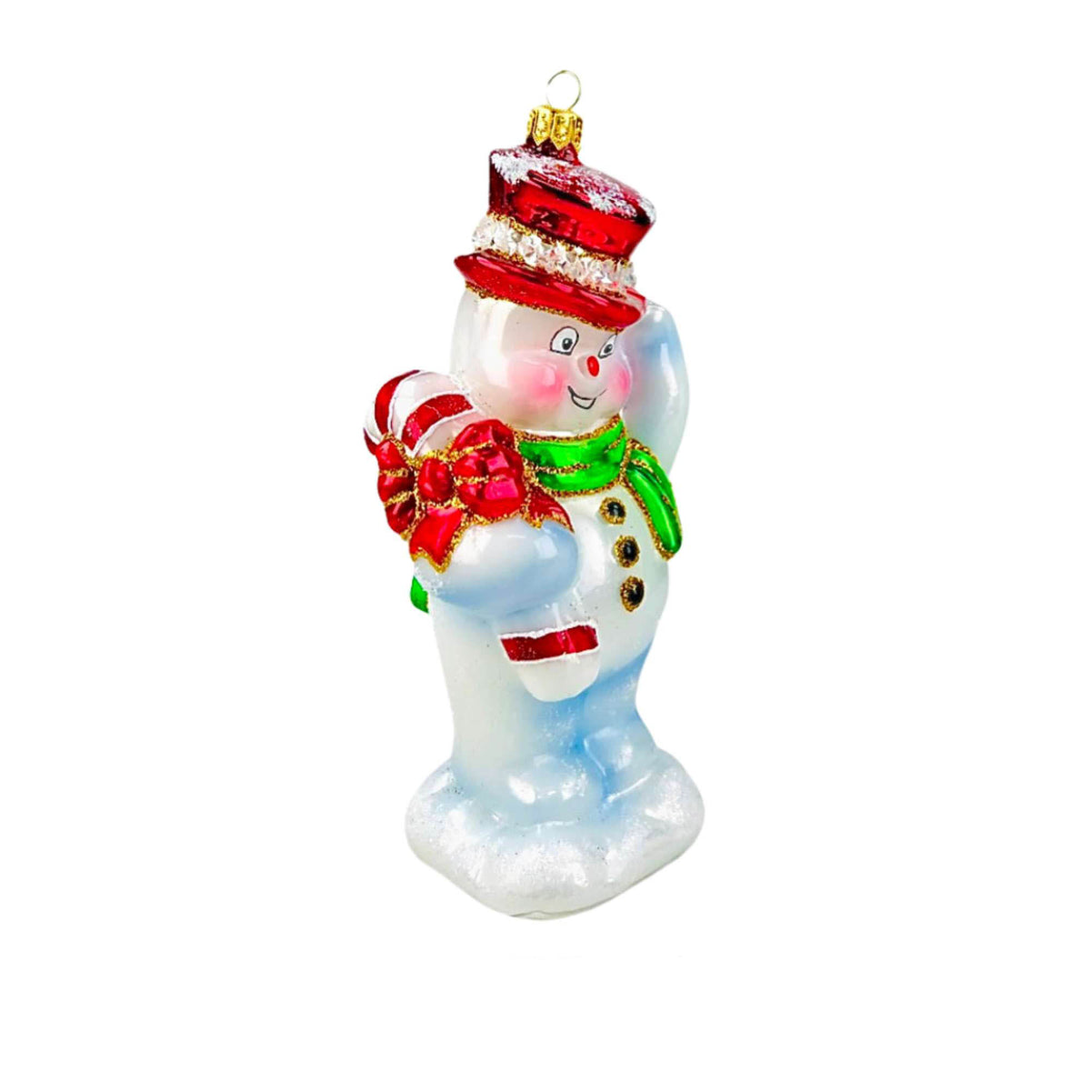 (63894) Pre-Order The Ornament King Frosted Flake, 7.00 Inch, Frosty Style Snowman Ornament 44013