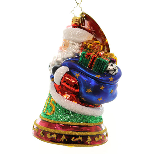 Christopher Radko Santa Clapper - - SBKGifts.com