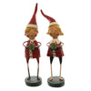 (25114) Lori Mitchell Santas Little Helpers, 8.25 Inch, Christmas St/2 Presents 38142