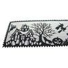 (25228) Halloween Spooky Hollow Table Runner, 14.00 Inch, Pumpkins Ghost Bats 1472B