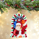 Christopher Radko Company Candy Frame Claus - - SBKGifts.com