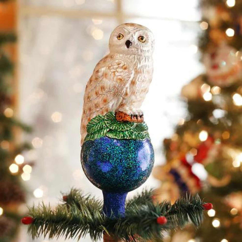 Old World Christmas Owl Tree Topper - - SBKGifts.com