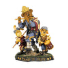 (2583) Boyds Bears Resin Sam, Libby, & Ellis...Fife And Drum, 7.00 Inch, Patriotic Folkstone 1E 2886