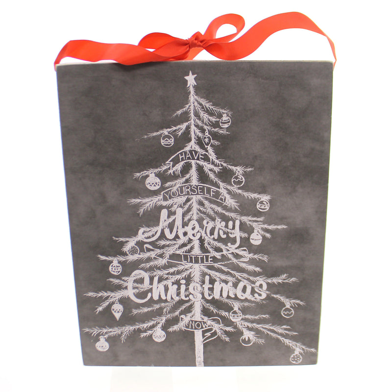 15.00 Inch Merry  Christmas Chalk Sign Wall Decor Tree Holiday 23681 (25891)