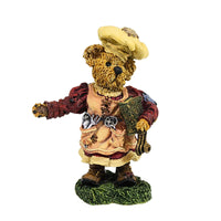 (2644) Boyds Bears Resin Bernice As Mrs Noah, 3.50 Inch, Noahs Ark Bearstone Cook 2427