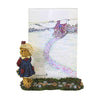 (2680) Boyds Bears Resin Bailey...Off To School Frame, 6.25 Inch, Bearstone 1E 27320