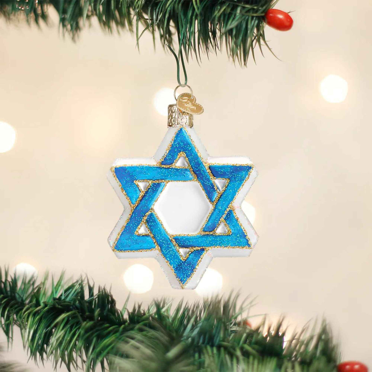 Old World Christmas Star Of David - - SBKGifts.com