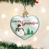 Old World Christmas Grandpa Heart - - SBKGifts.com