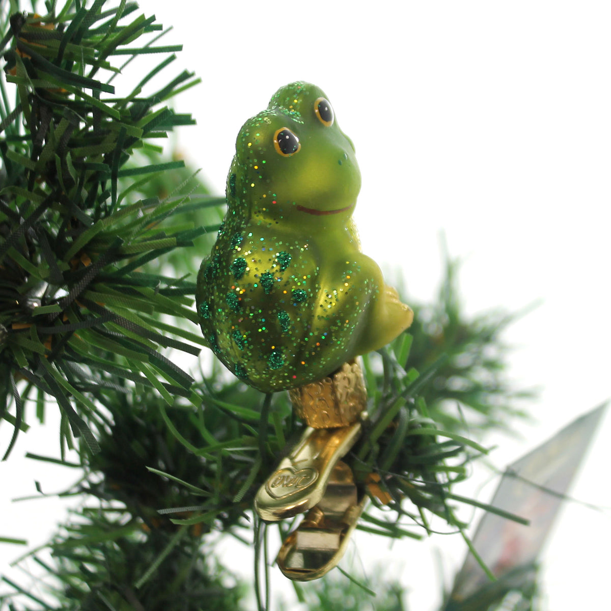 Old World Christmas Happy Frog - - SBKGifts.com