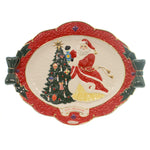 11.00 Inch Hanging With Joy Platter 30Th Anniversary Santa 2012075 (27200)