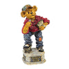 (2751) Boyds Bears Resin Coach Grizberg...Leading The Way, 4.75 Inch, Sports Bearstone 1E 227757