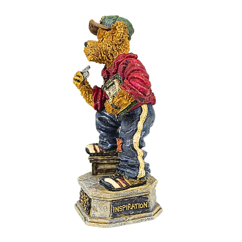 Boyds Bears Resin Coach Grizberg...Leading The Way - - SBKGifts.com