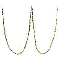 (27699) Christina's World Silver/Gold Bead Garland, 72.00 Inch, Garland Czech Beads Gar001