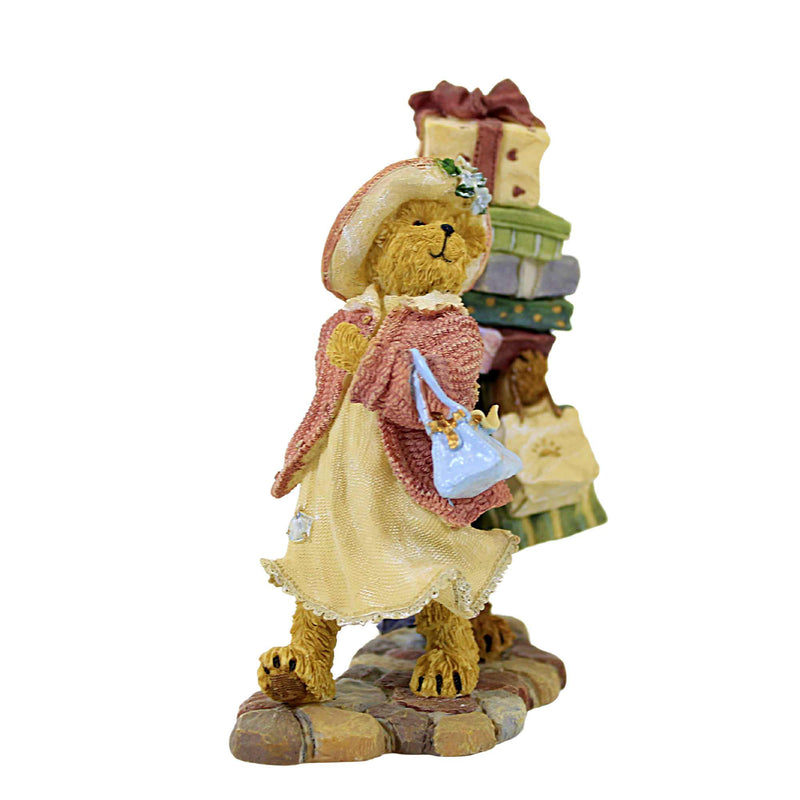 Boyds Bears Resin Ms Shopsalot W/ Schlepper - - SBKGifts.com