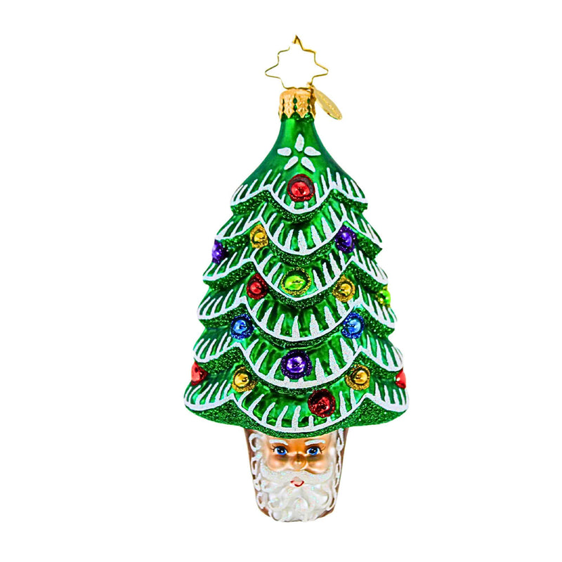 5.50 Inch Pine Santa Classic Ornament Tree Santa 1018516 (28019)