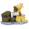 (2822) Boyds Bears Resin Jordan W/ Lil Spot, 3.50 Inch, Trunk Bearstone Giraffe 2277938