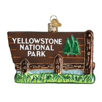 (28305) Old World Christmas Yellowstone National Park, 2.75 Inch, Vacation Travel Old Faithful 36173