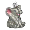 (28327) Old World Christmas Little Elephant, 3.00 Inch, Strength Wisdom Prosperity 12157