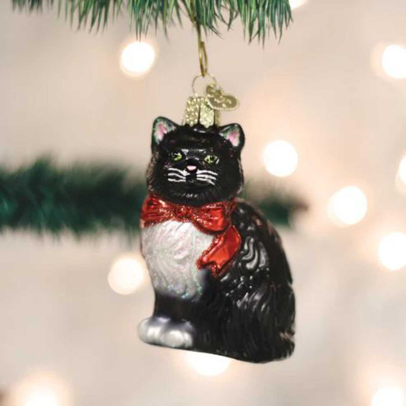 Old World Christmas Tuxedo Kitty - - SBKGifts.com
