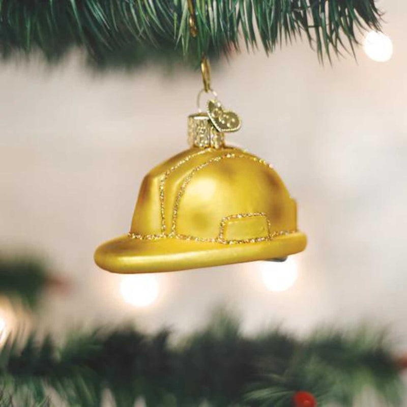 Old World Christmas Construction Helmet - - SBKGifts.com