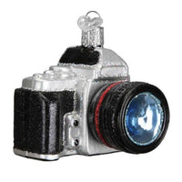 (28384) Old World Christmas Camera, 2.50 Inch, Ornament Picture Memory 32227