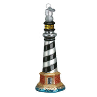 (28392) Old World Christmas Cape Hatteras Lighthouse, 5.50 Inch, Diamond Shouls 20017