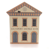 (28833) Cat's Meow Village Southport Bank, 5.00 Inch, Series V 5 Retired 0507-00