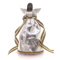 (28949) Black Art Tiffany Treetopper Silver, 12.50 Inch, African American Angel 19214