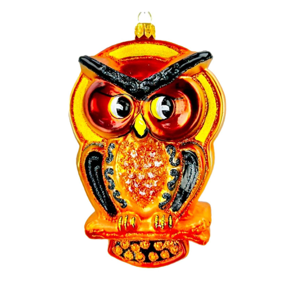 (63913) Pre-Order The Ornament King Whoo's Hooting, 6.50 Inch, Halloween Owl Ornament 44014